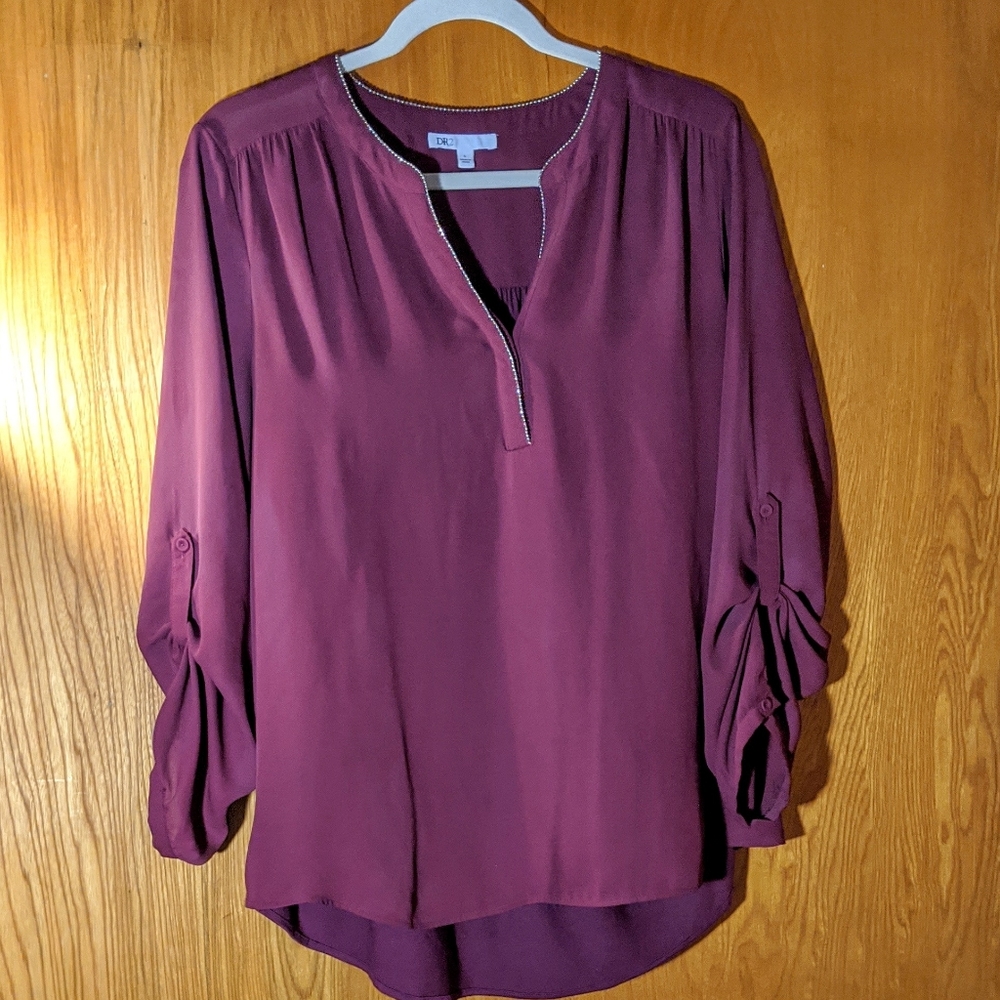 DR2 Purple long sleeve top